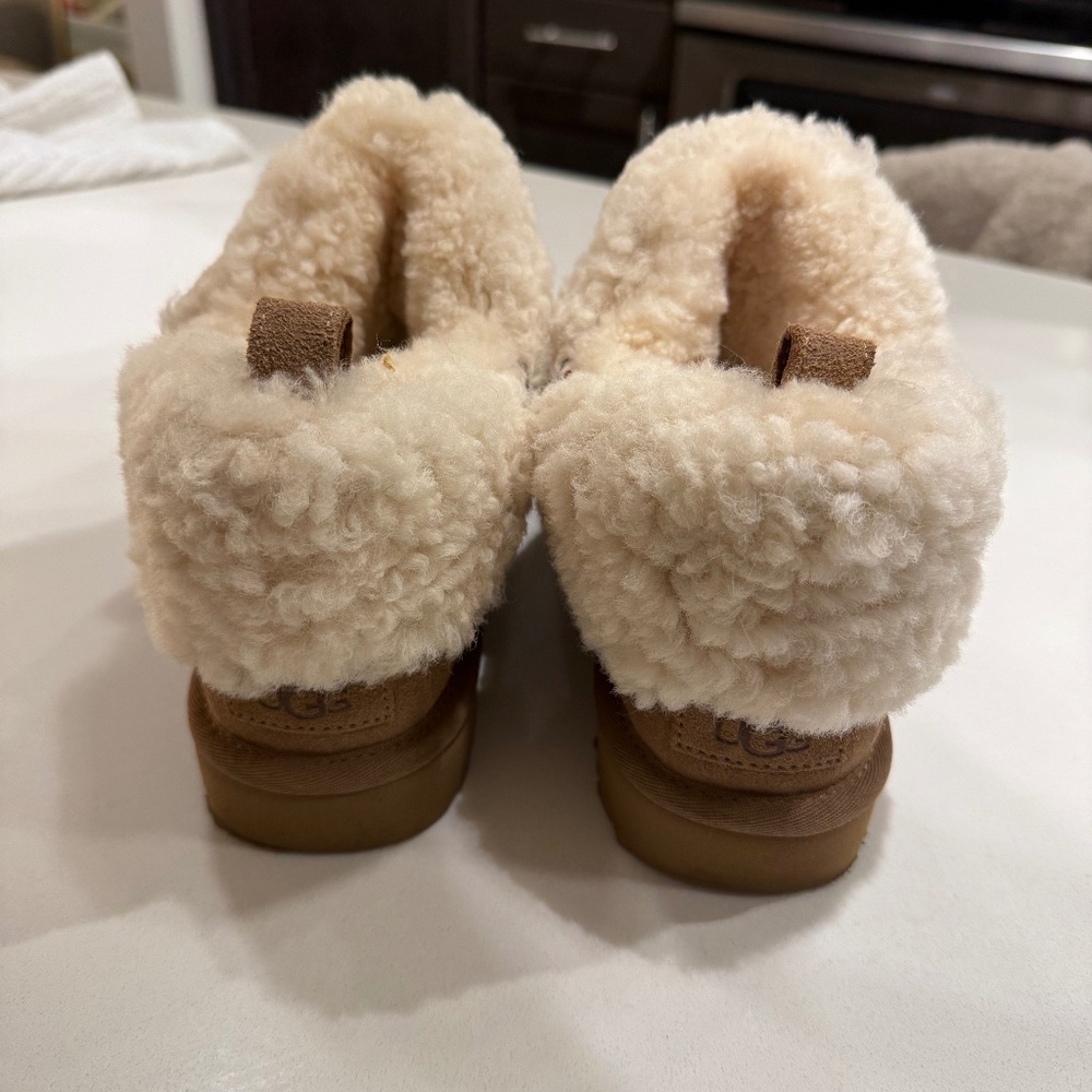 COPY - UGG ULTRA MINI BRAID BOOTIE IN CHESTNUT